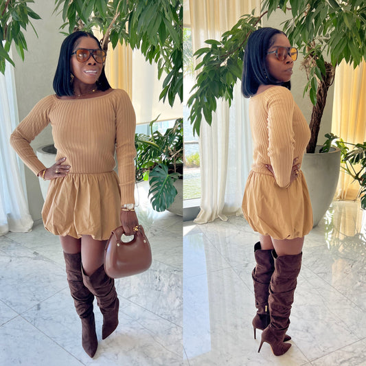 Nicole Dress: The Perfect Blend of Chic and Cozy for Autumn Fashion