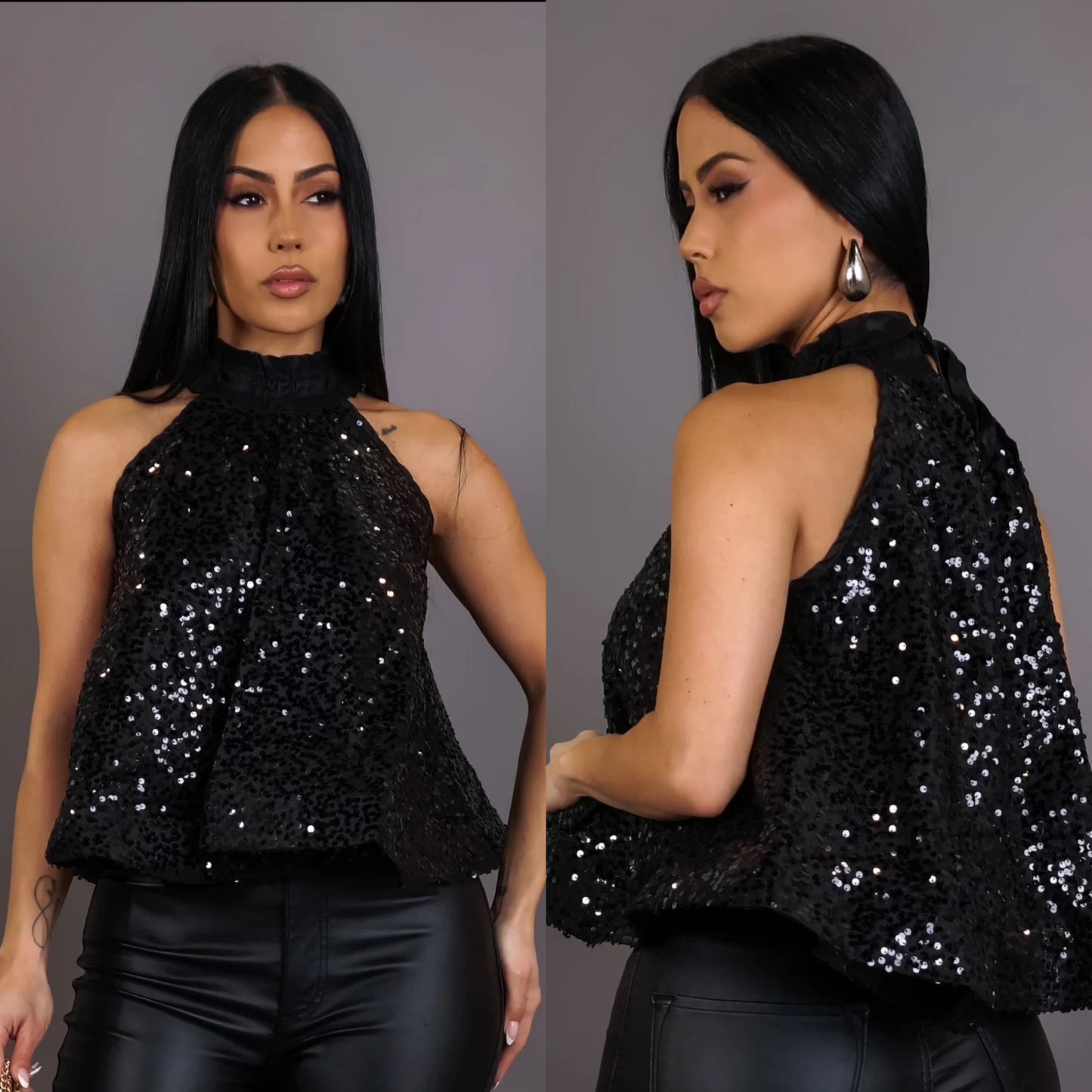 Clara Sequin Top