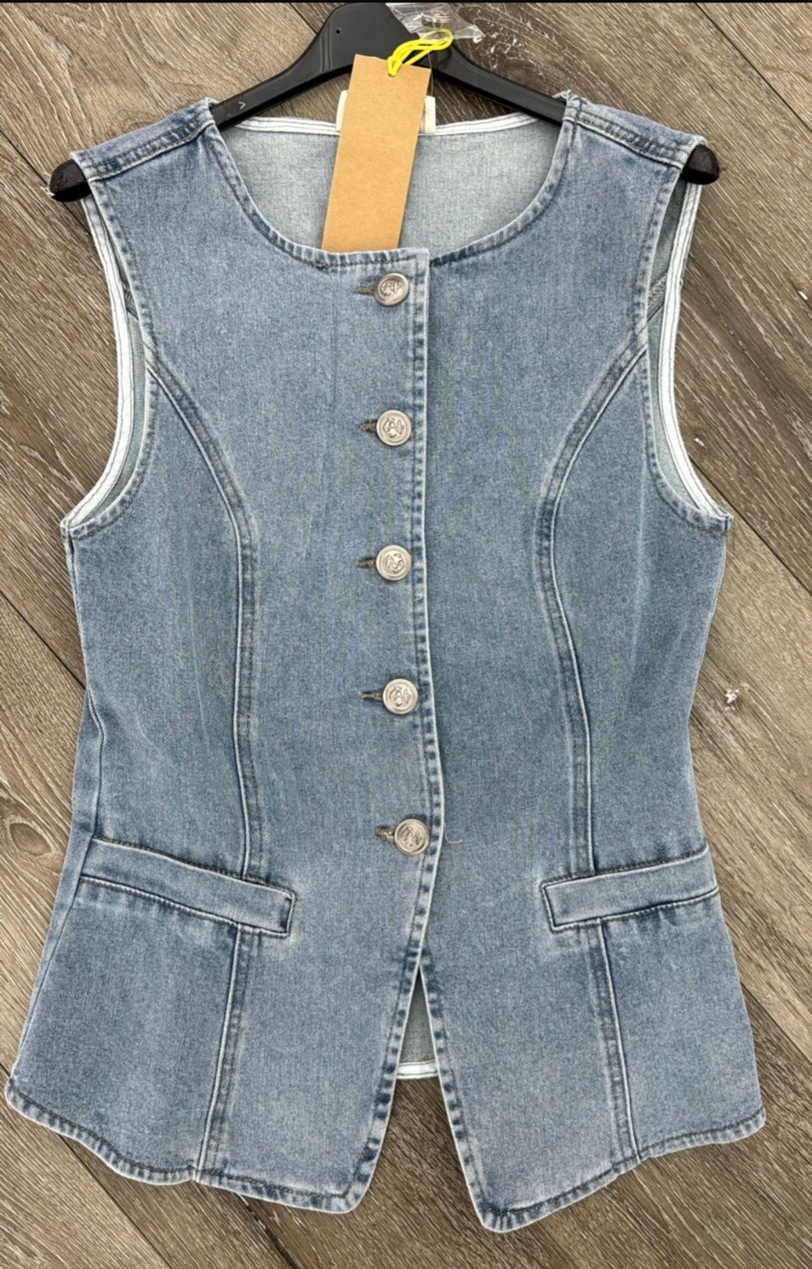 Shenille  Denim Vest