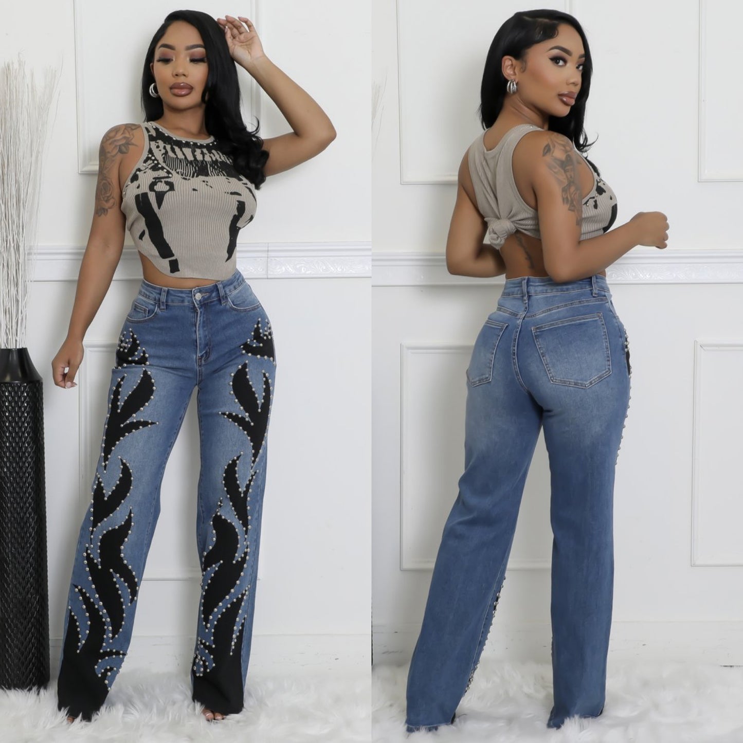 Vanya Denim Pants