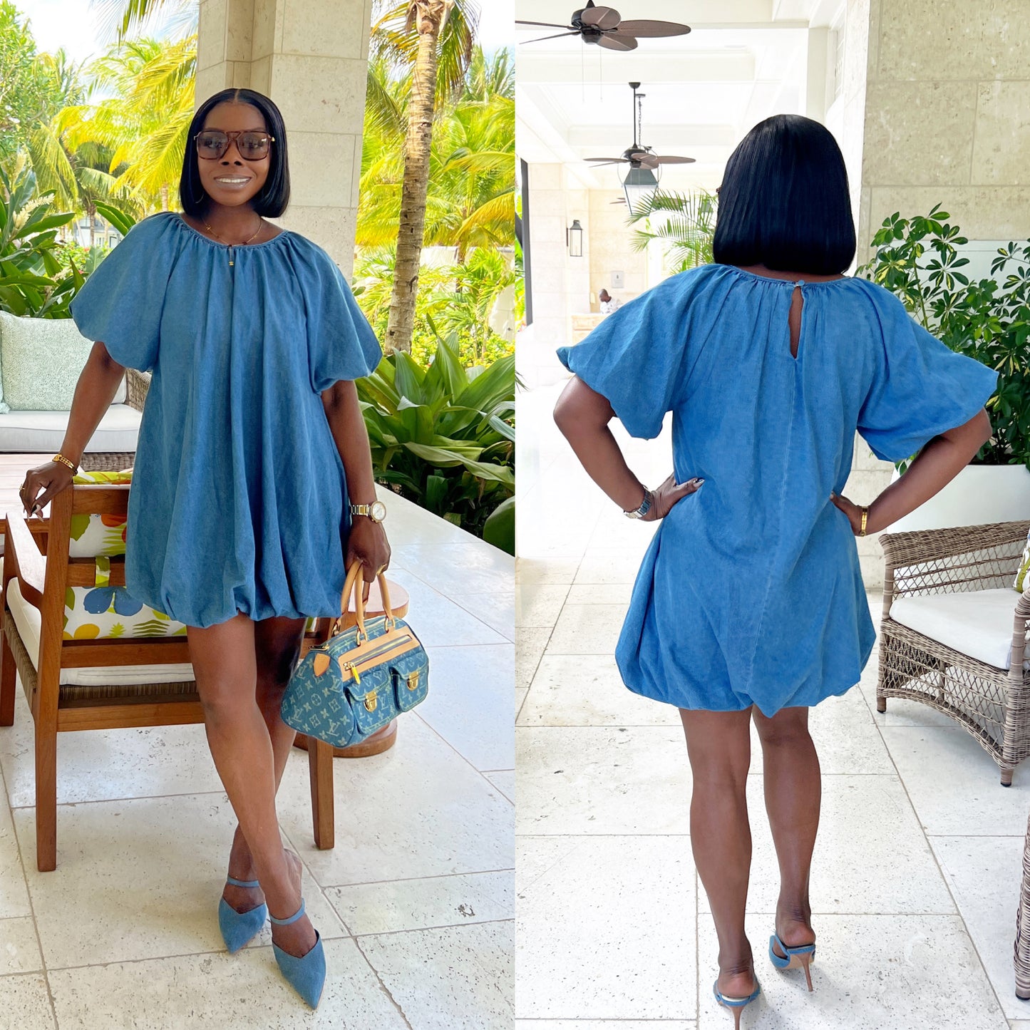 Paola Denim Dress