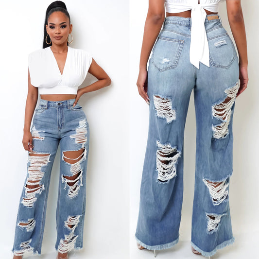 Casia Denim Pants